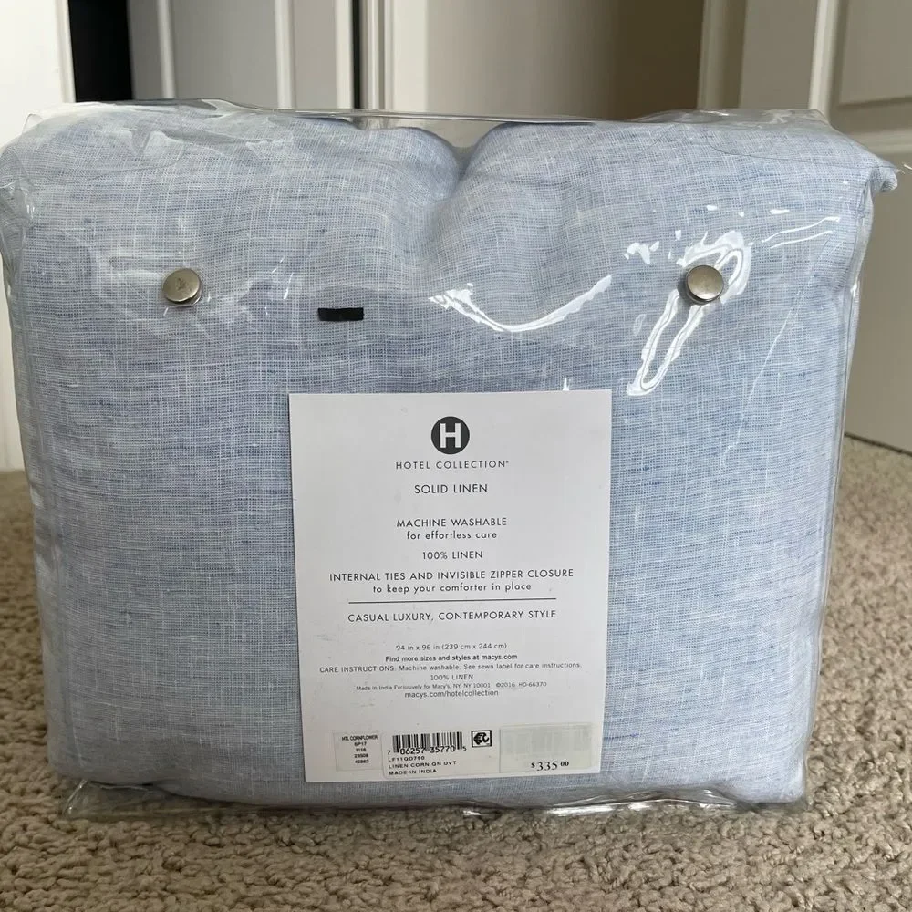 Hotel Collection 100% Linen Full/Queen Divet